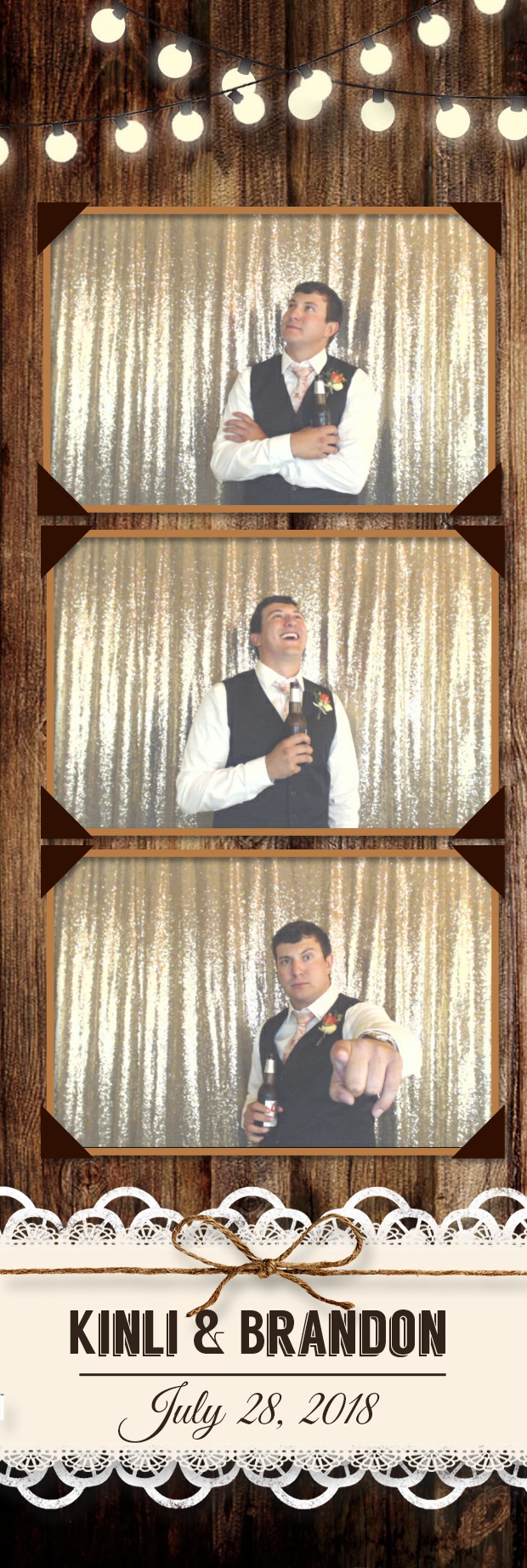 Kinli and Brandon's Wedding | View more photos from the event at gallery.photoboothbillings.com/u/PhotoBoothBillings/Kinli-and-Brandons-Wedding